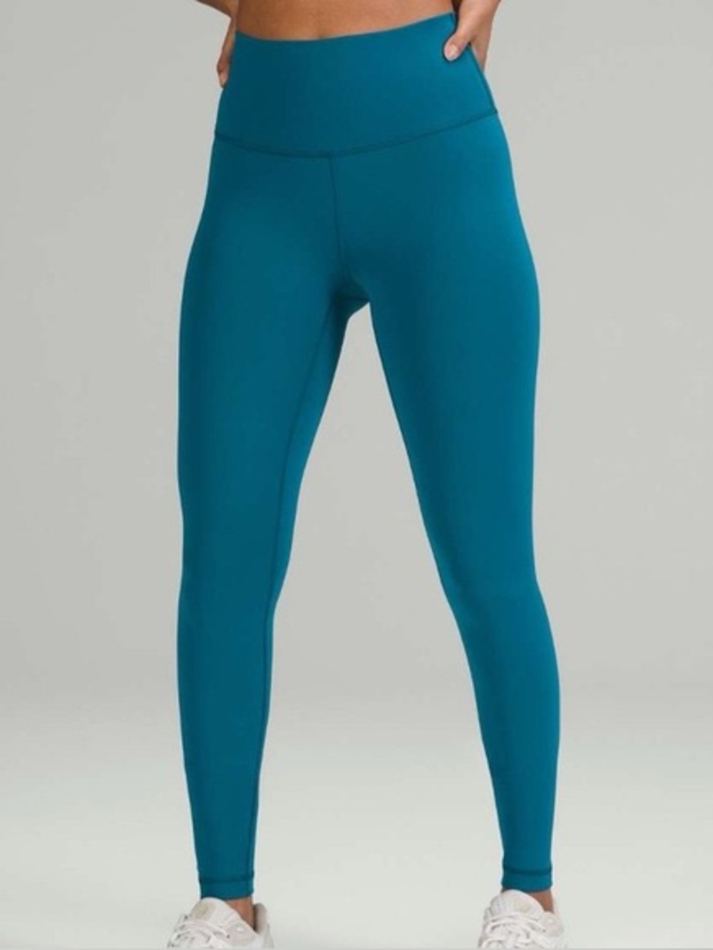 Lululemon Wunder Train Teal Leggings